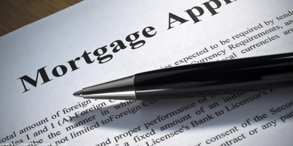 A mortgage application.